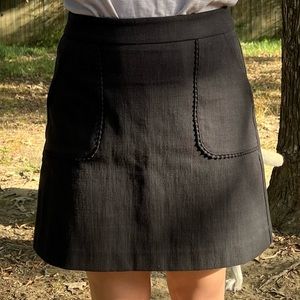 LOFT black skirt 8